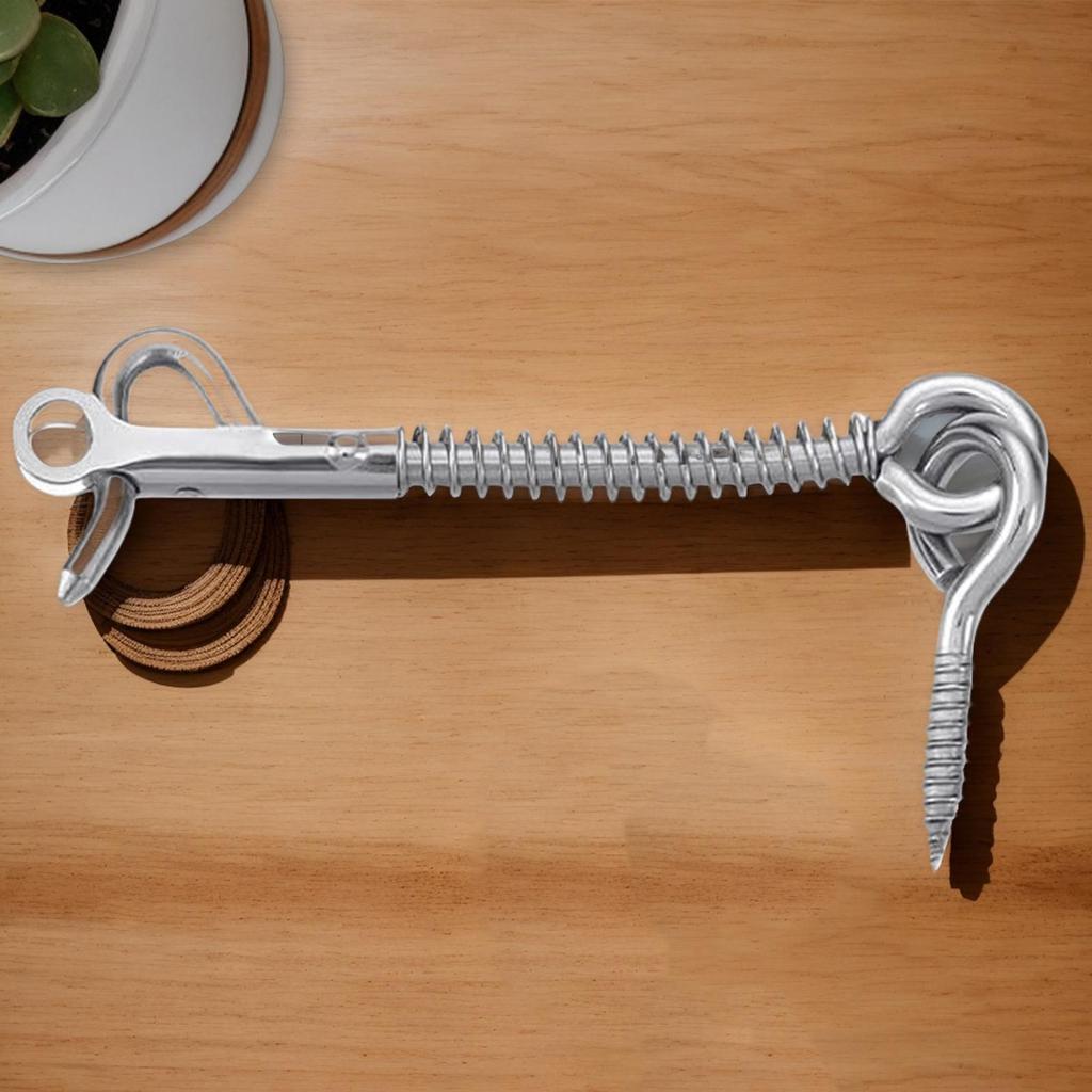 Набор защелок для сетчатой двери 12 штук Защелки для конфиденциальности из нержавеющей стали Подпружиненная защитная фурнитура для ванной комнаты, сарая, калитки бассейна, спа