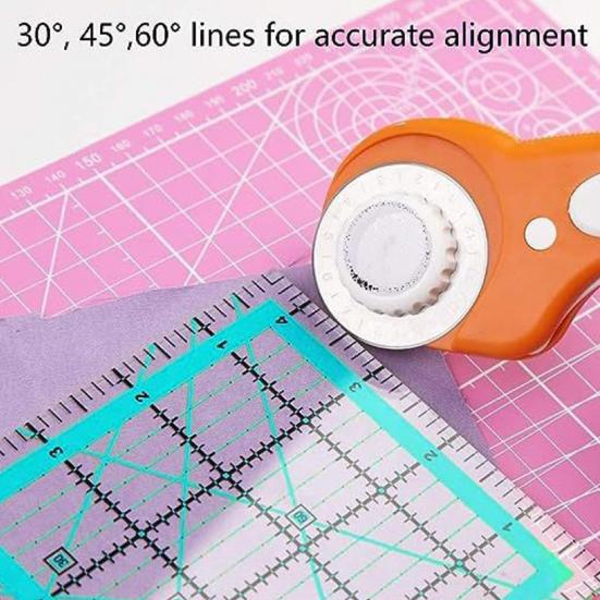 4 шт. акриловая линейка для квилтинга 4,5/6/9,5/12,5-дюймовая квадратная линейка для резки ткани с четкой маркировкой шаблон для проектов по шитью и рукоделию