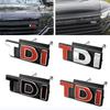 3D Metal TDI Logo Car Front Grille Emblem Sticker Fender Side Rear Trunk Auto Badge Decor For Polo Golf Jetta Passat MK4 MK5