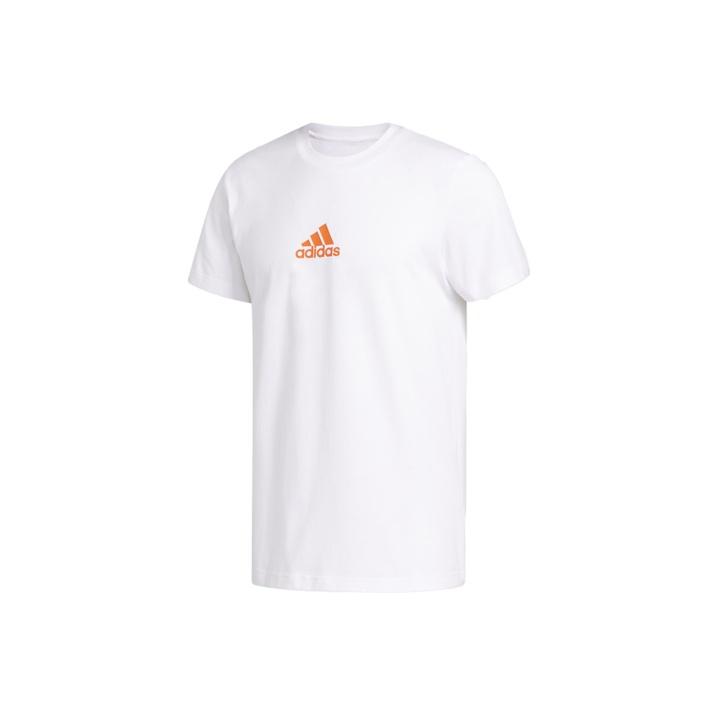 adidas Lil Stripe Team Basketball Sports Футболка с коротким рукавом Мужская белая FM4967