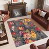 Декоративный специальный дизайн Современный цветочный узор Моющийся нескользящий напольный ковер