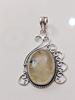 Natural Rutilated Quartz Pendant – 925 Sterling Silver Handmade Pendant, Gift For Her.