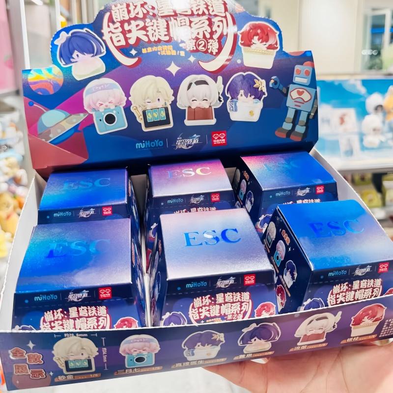 Горячие Последние Mihoyo Honkai Star Rail Ограниченное Издание Q Версия V2 Авантюрин Кейкапы Пользовательские Очаровательные Доктор. Соотношение Ключ Шляпа Миниатюрная Фигурка