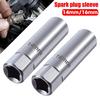 Universal Spark Plug Sleeve Wrench 3/8" Socket Magnetic Removal Thin Car Plug Tools 16mm 12-Poi A1U2
