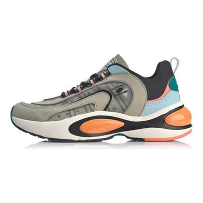 Кроссовки женские Li Ning V8 Series с нескользящей подошвой, износостойкие, верблюжье-серые ARHP128-10