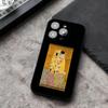 Чехол для телефона Густав Климт Поцелуй Арт Funda Для Iphone 17 14 13 16 11 15ProMax 12 Pro Max Mini Xr Plus Чехлы