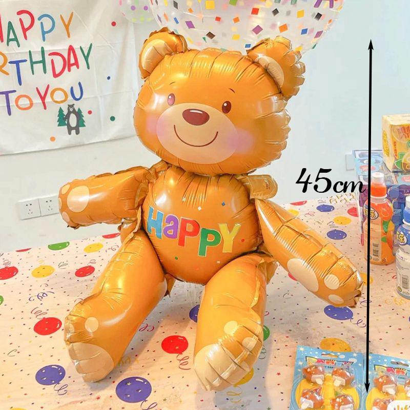 Sweet Donut Ice Cream Cake Foil Balloons Love Helium Balloon Baby Shower Birthday Party Decoration Kids Toy Digital Figure Globo