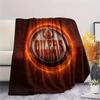 Edmonton Oilers Flannel Blanket, High quality Comfortable for All Seasons, Home Decor, Warmth and Comfort