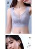 Бесшовный кружевной бралетт женский утягивающий топ-майка с интегрированной чашкой