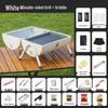 JINGGENG Portable Outdoor Charcoal BBQ Grill