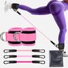 Ankle Straps Resistance Band Set Fitness Yoga Elastic Bands Hip Booty Circle Thigh Squat Band Workout Gym Equipment For Home