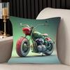 Pillow Case Electric Vehicle Double-sided Printed Sofa Cushion Cover Headrest Backrest Chair Cushion Cover Fashion Custom Gift