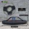 JDM Universal 14inch Leather Steering Wheel Modified Car Sports Steering Wheel Pink Stitching