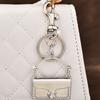 Модный изысканный мини-брелок в форме сумки, брелок для женщин, безделушка, металлический брелок, украшение для рюкзака, аксессуары, подарки