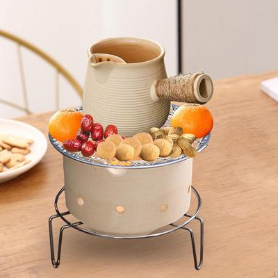 Керамический чайник 760 мл, фарфоровый чайник с боковой ручкой, чайник для кемпинга, пикника