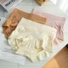 Underwear Women's Summer Large Solid Color Middle Waist Breathable Triangle for Tightening The Waist Lifting The Hips Comfortably Panties