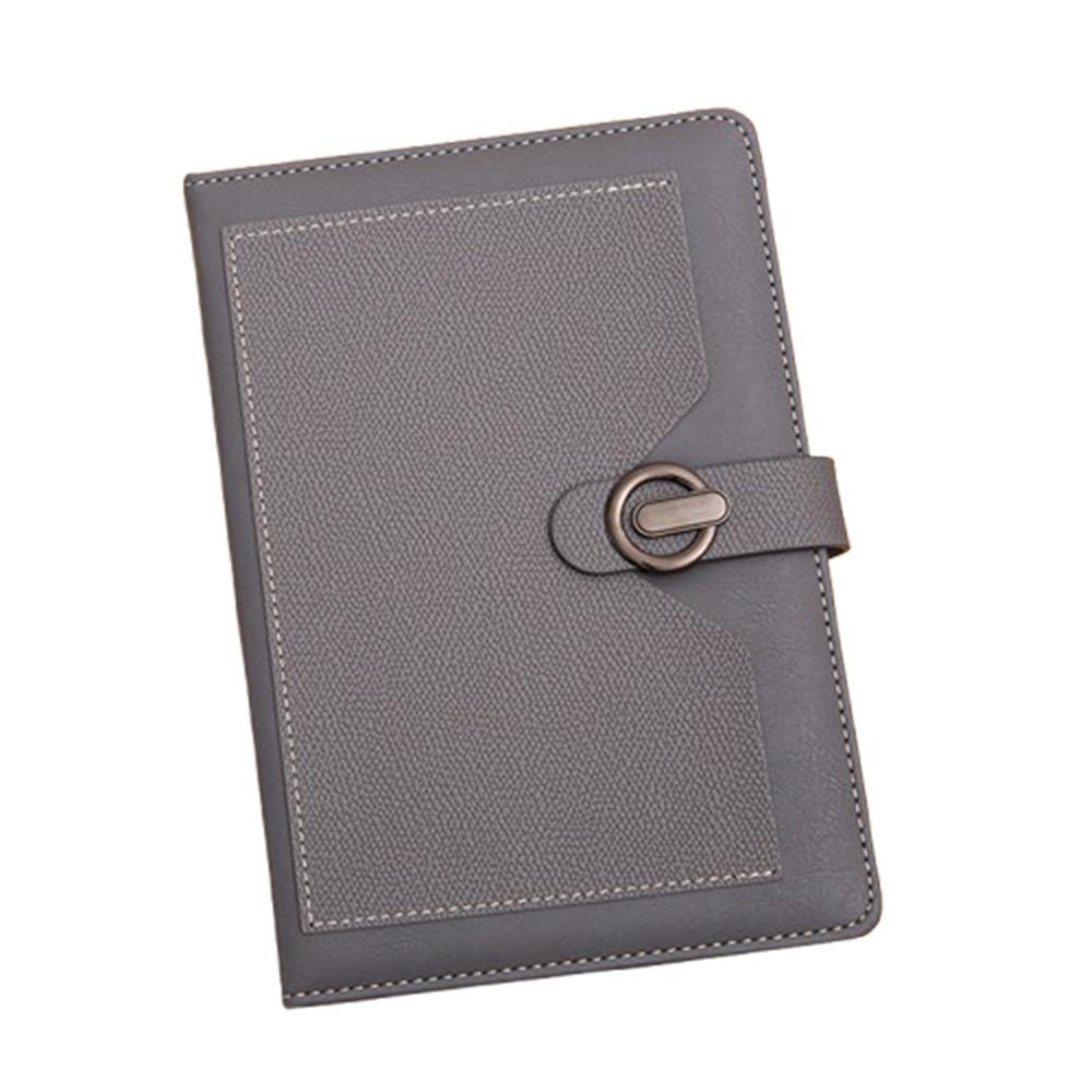 Magnetic Suction Buckle A5 Notebook 200 Pages Diary Notepad Office School Supply
