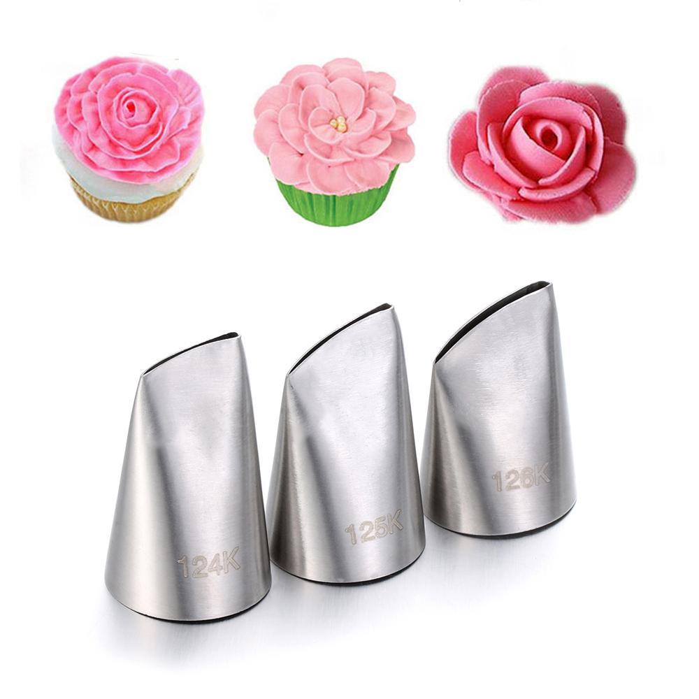 Cupcake Stainless Steel Pastry Tips Flower Nozzle Ice Cream Tool Baking Mold Icing Piping Nozzles