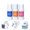 3pcs Aqua Peel Solution For Hydrogen Oxygen Small Bubble Machine Skincare Cleansing Dermabrasion Beauty Salon Use AS1 SA2 AO3