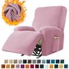Solid Velvet Recliner Armchair Cover Non Slip Lazy Boy Cat Dog Single Sofa Covers Elastic Soft All -Inclusive Couch Slipcover