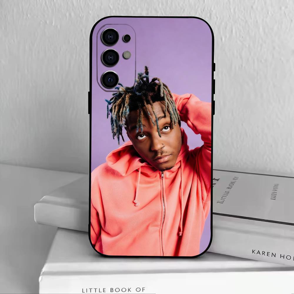 999-Juice WRLD-JW Чехол для телефона Черный Силиконовый Мягкий Для Samsung S25,S24,S21,S22,S23,S30,Ultra,S20,Plus,Fe,Lite