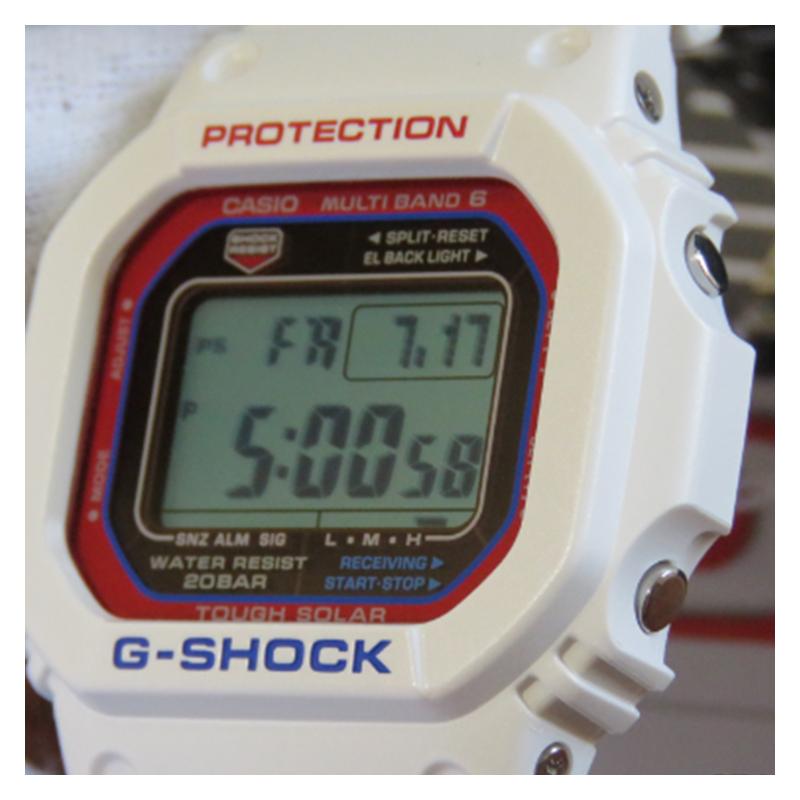 Casio G-SHOCK Классические Модные Часы Водонепроницаемые и Ударопрочные Солнечный Кварцевый Механизм Ремешок из Смолы Японские и Корейские Часы GW-M5610TR-7PR
