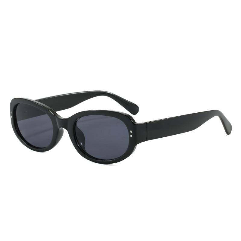 Korean Style Oval Sunglasses For Women With Uv400 Protection And Polarized Lenses For Outdoor Travel And Fashion