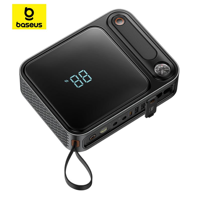 Baseus Автомобильный стартер Super Energy Ultra 3000A PD100W, инвертор с быстрой зарядкой