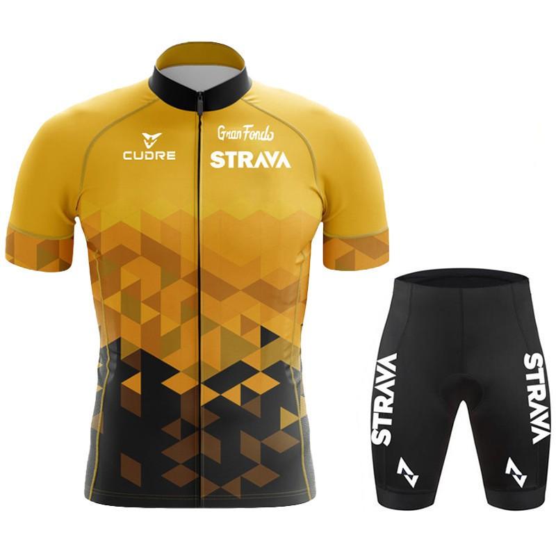 Men Women Cycling Jersey Set Short Sleeve Breathable Quick Dry Performance Bike Wear Road Racing