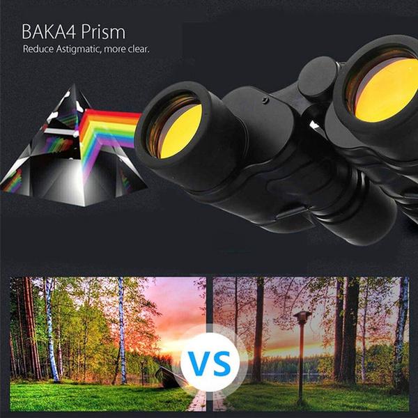 Профессиональный бинокль HD 80x80 с зумом, водонепроницаемый и противотуманный, уличный, для пешего туризма, охоты, 10000 м, мощный оптический HD-объектив ночного видения, 2022 г.