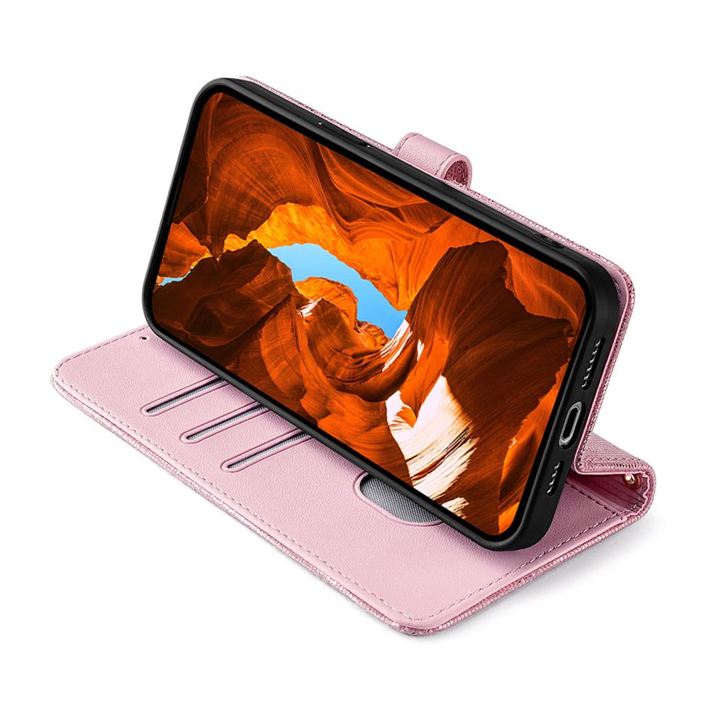 For Huawei Pura 80 Case Metal I-Buckle PU Leather Wallet Phone Cover