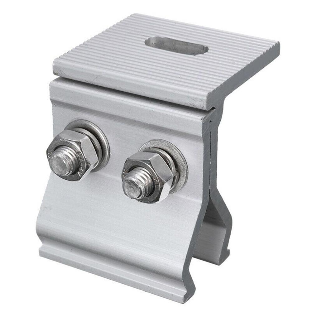 Солнечная панель из нержавеющей стали 1 шт., 4 шт., анодированный крепежный зажим