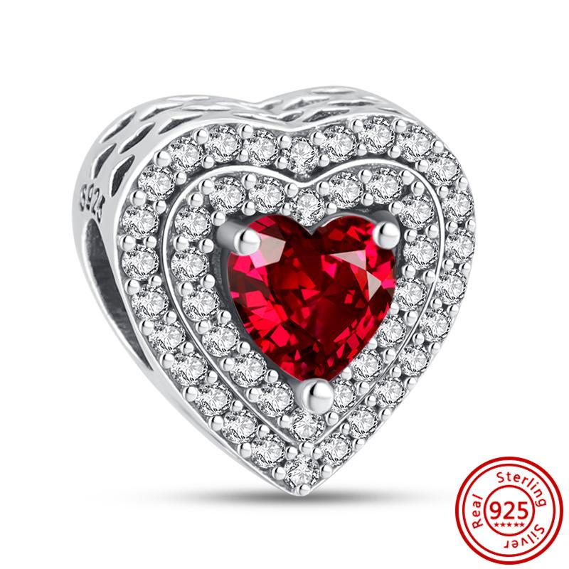 92 Стиль 925 Серебряная Звезда Луна Солнце Снежинка Растение Перо Сердце Тонкие Бусины Паве Подходит Оригинальные Подвески Браслет DIY Ювелирные Изделия