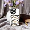 D-Такса S-Силуэт ART D-Собака Чехол для телефона Для iPhone17,16,15,14,13,12,11 Plus,Pro Max Черный Конфетный серебристый чехол для телефона
