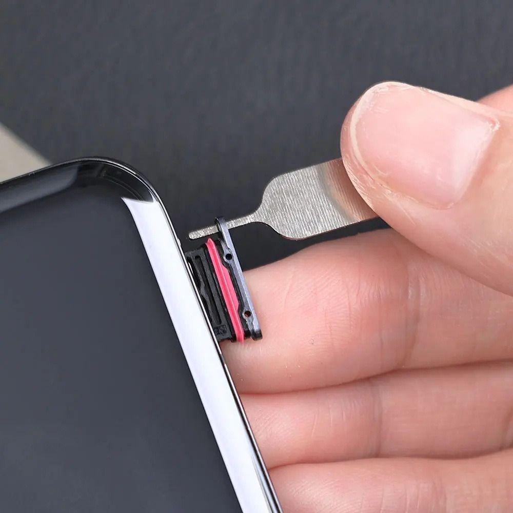 100Pcs Stainless Steel SIM Card Removal Tool Portable Ejecting Removal Needle Mobile Phone