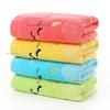 1pc Soft Children Baby Towel Washcloth Bathing Feeding Cartoon Cat Cotton Towel for Newborn Infant Handkerchief Shower Cloth