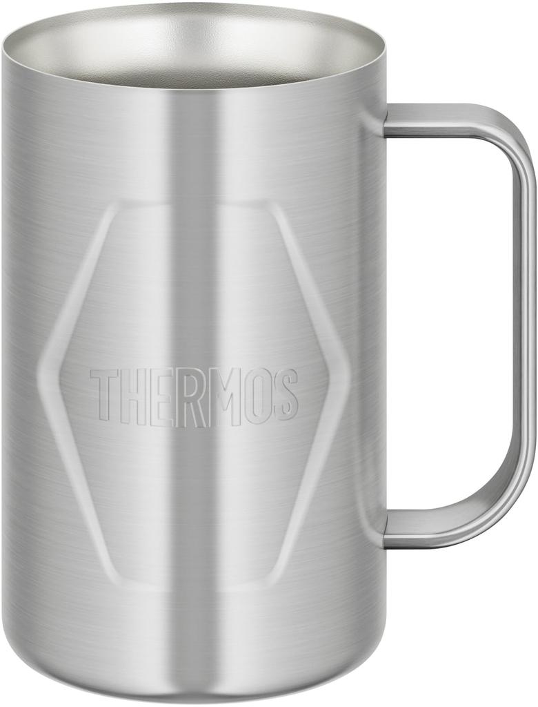 Thermos Вакуумная изоляция Пивная Нержавеющая Сталь Посудомоечная Машина Сохраняет Напитки Горячими или S2 Кружка, 600 мл, Сталь, Безопасная, Термо-подобная Конструкция, Холодная, JDK-601