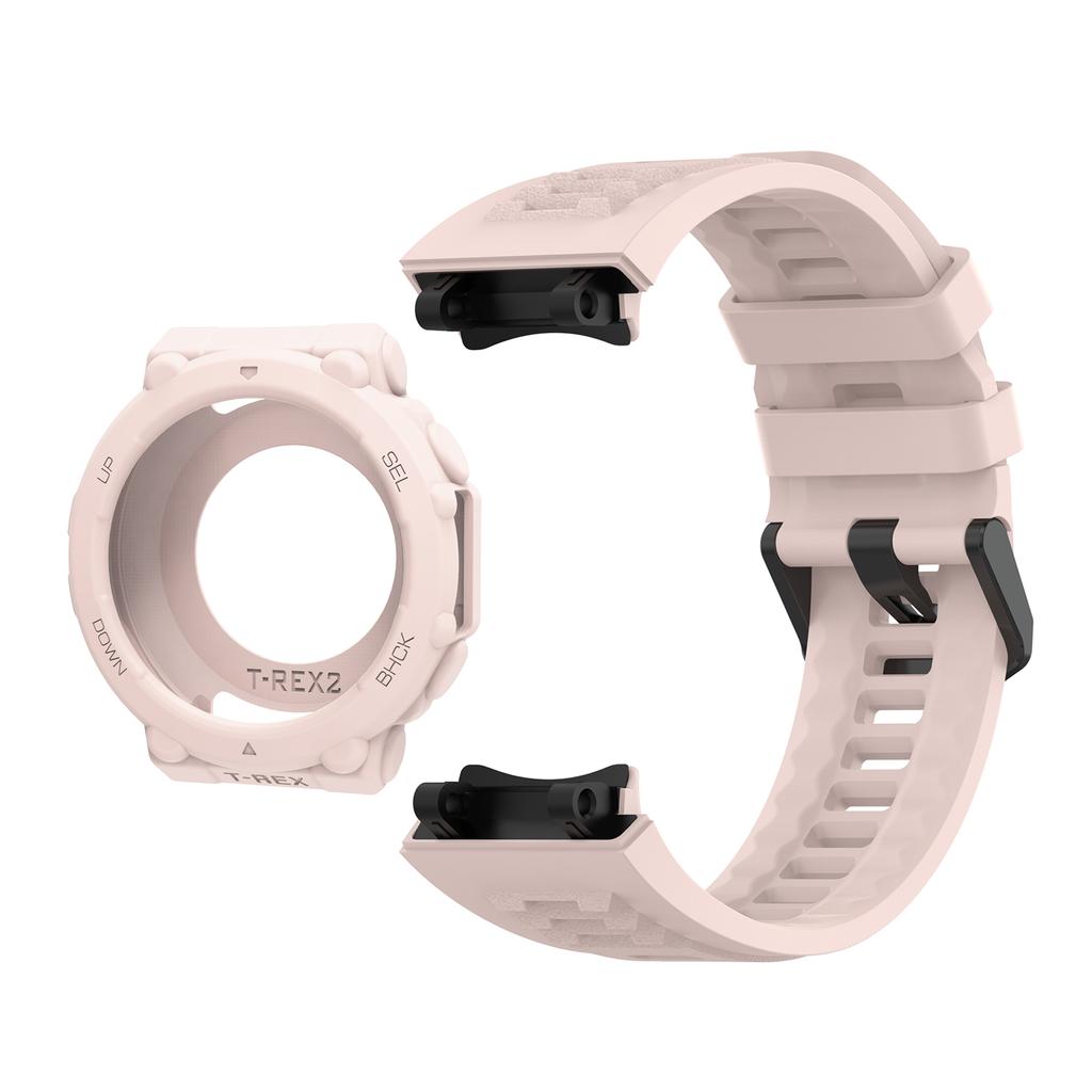Силиконовый ремешок для часов для смарт-часов Huami Amazfit T-Rex 2, браслет, спортивный ремешок на запястье для Amazfit T Rex2, ремешок и чехол