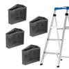 Ladder Foot Cover 4x Non-slip Ladder Stabilizer Shoes Stair Accessories Replacement Parts For Electrical Work Window Cleaning