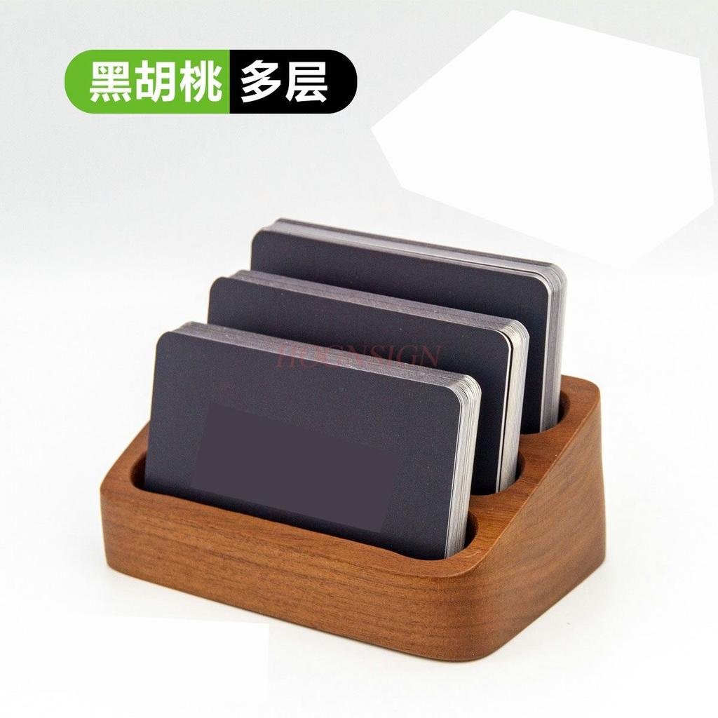 1pcs High end business desktop, front desk, business card box, business card stand, business card holder rack