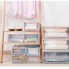 Plastic Household Transparent Stackable Drawer Storage Box Desktop Cabinet Closet Organizer Wardrobe Home Storage Organization