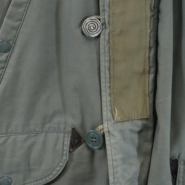 US AIR FORCE N-3B Vintage Military Jacket Khaki Fur Hood Men's Used