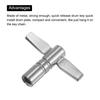uxcell Drum Tuning Keys, Quick Release T-Shaped Drum Keys, Replacement for Drum Instruments, 3 Pieces