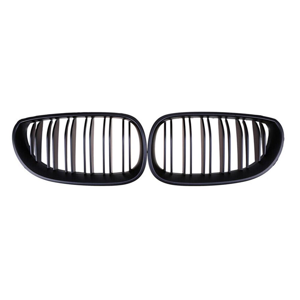 For BMW 5 Series E60 E61 Sedan Touring M5 2003-2010 Front Hood Kidney Bumper Racing Grille Mesh Grill Car Replacement Accessorie