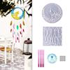 Wolf Feather Glossy Silicone Mold Wall-mounted Wind Chime Mold DIY Keychain Pendant Jewelry Epoxy Resin Crafting Mold