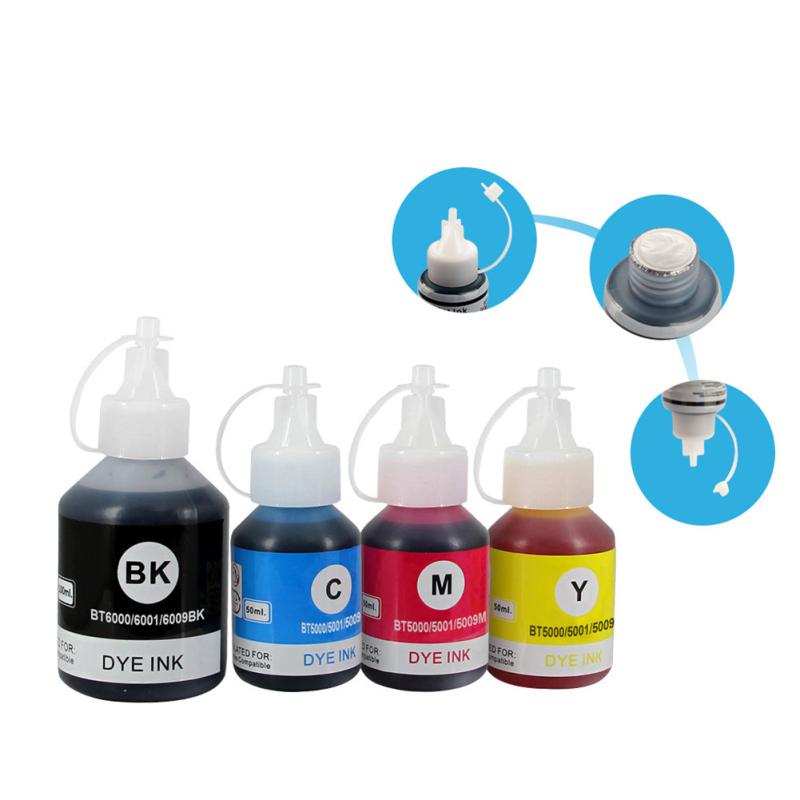 Сменные чернила для струйной печати 100 мл/50 мл, совместимые с крышкой принтера Brother T300 T310 T500w T700w Type C