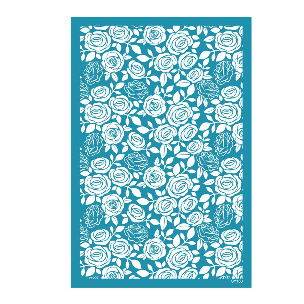 Silk Screen Stencils for Clay Valentines Day Heart Silkscreen Print for DIY Printing On Clay and Earrings Jewelry Clay