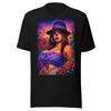 Chicana Sugar Skull Art T-Shirt – Mexican Cultural Day of the Dead Illustration