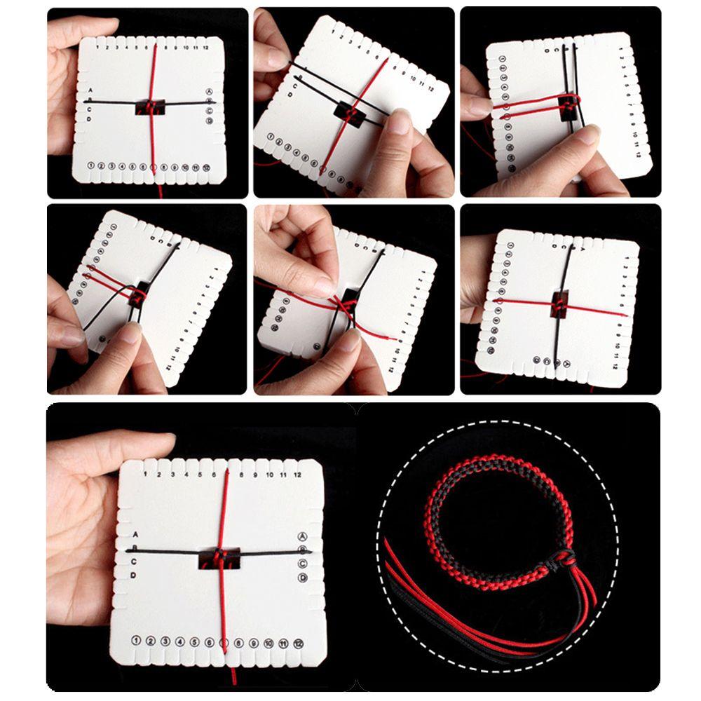 Hot Rope Knot DIY Weaving Tool Tray Braided Braiding Cord Disks Apparel Sewing Woven Board Disk