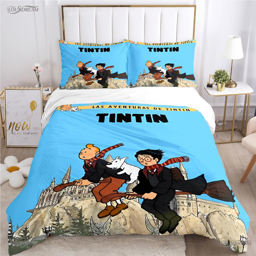 Comforter Casal Cartoon Dog Funny All Season Comforter Bedding Sets Soft And S Single/Double/Queen/King